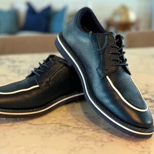 G/Fore MENS GALLIVANTER PEBBLE LEATHER TWILIGHT (Navy) 10.5. Worn one time.